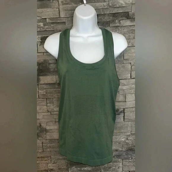Tear away Athleta green tank top Racerback - Picture 1 of 3